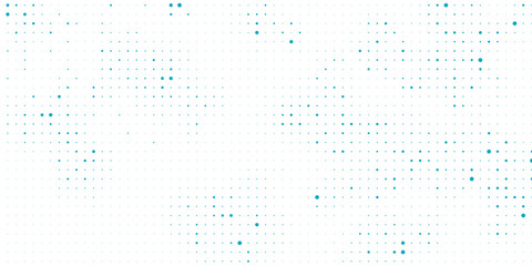 Transparent Vector Gradient Blue Color Halftone Background Staggered Dots Pattern modern dotted