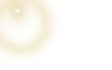 Volumetric Golden Light Effect with Two Distinct Concentric Glowing Rings