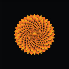 Sunflower vector illustration