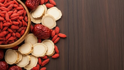Assortment of Traditional Asian Herbal Medicine