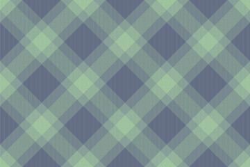 Obraz premium Surface fabric check textile, sale background plaid texture. Single tartan pattern vector seamless in pastel and slate gray colors.