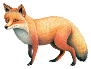 Obraz premium PNG A fox wildlife animal mammal.