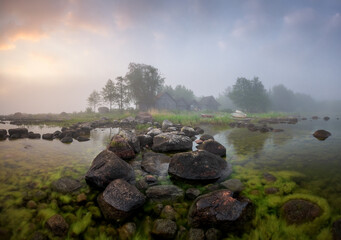 The freshness of an early summer morning. Altja fishing village. 
Altja, Estonia.
