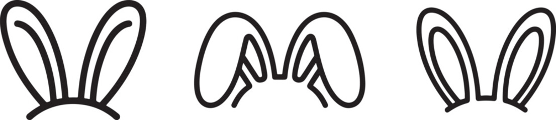 Bunny Ears Collection of Various Styles for Decorations and Celebration Designs