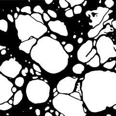 Vector illustration of an abstract waves and bubbles organic background