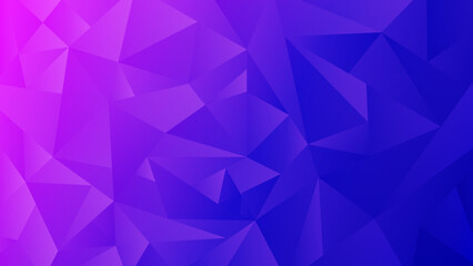 紫と青のポリゴン抽象グラデーション背景 テクスチャ素材 © tiquitaca
