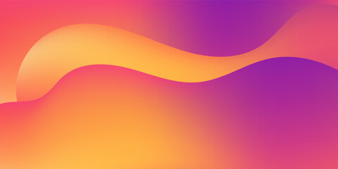 abstract wave pink and orange background. suit for banner, web brochure, presentation