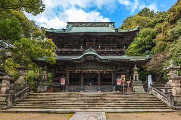 Asahisha hall of Kotohiragu shrine located at Kotohira in Kagawa Prefecture, Shikoku, Japan