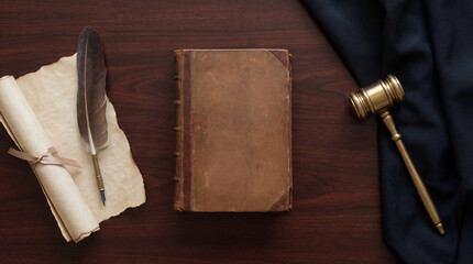 Historical symbols of American democracy on President's Day in the USA