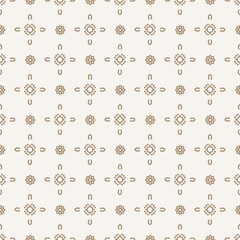 Mosaik seamless pattern. Modern outline shape geometric  pattern.