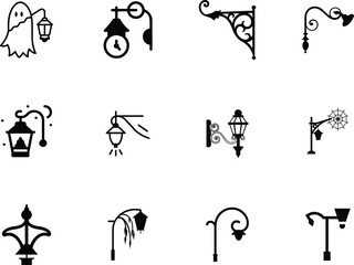 Set of business vector icons and symbols for design illustration