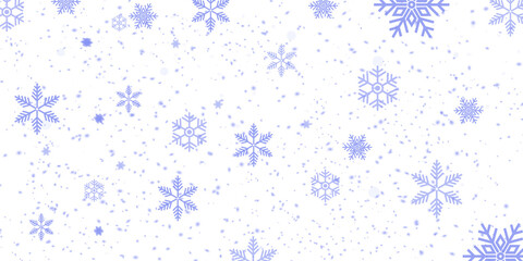 Blue falling snow and ice effect PNG, winter wonderland overlay