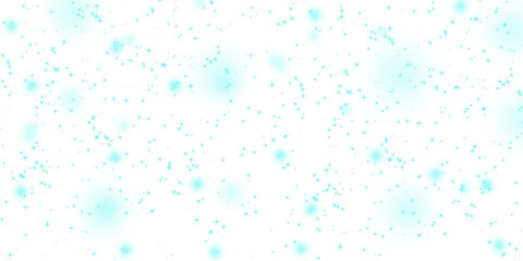 Abstract light blue shimmering particles floating