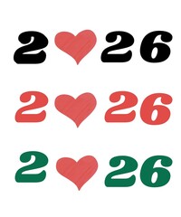 Vector happy new Year, illustration 