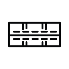 Parking Lot Layout Line Icon