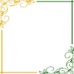 Beautiful ornament art and flower background design