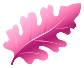 Fototapeta premium PNG Leaf plant pink transparent background.