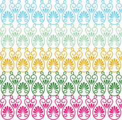Beautiful flower art and pattern floral background design