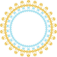 Beautiful flower art and pattern floral background design