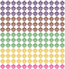 Beautiful ornament art and flower background design