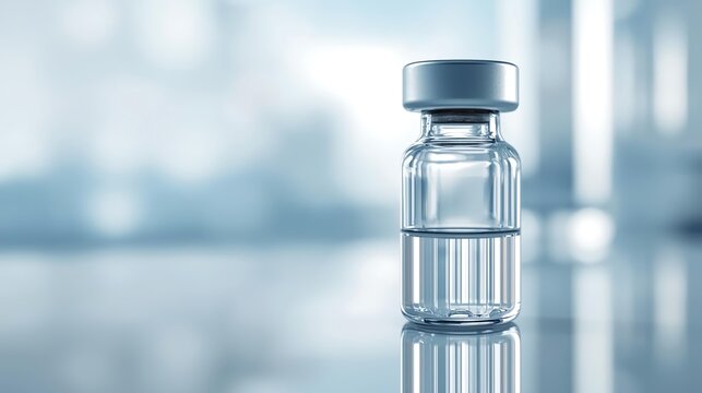 Discover the future of medicine with this vial, a symbol of hope, science, and healing in the face of disease and pandemic uncertainty