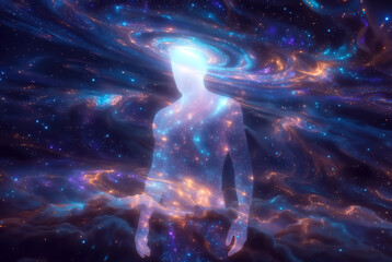 generated art. space demiurge	