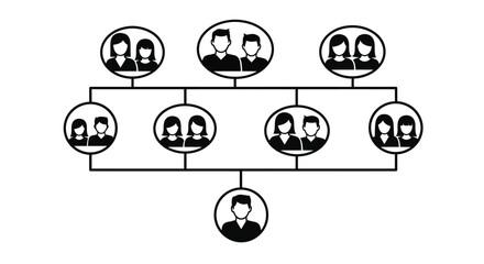 Family tree genealogy diagram pedigree chart ancestry relationship