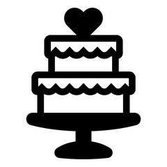 wedding cake icon