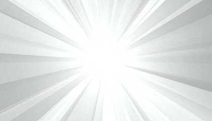 Fototapeta premium White Radial Burst Background
