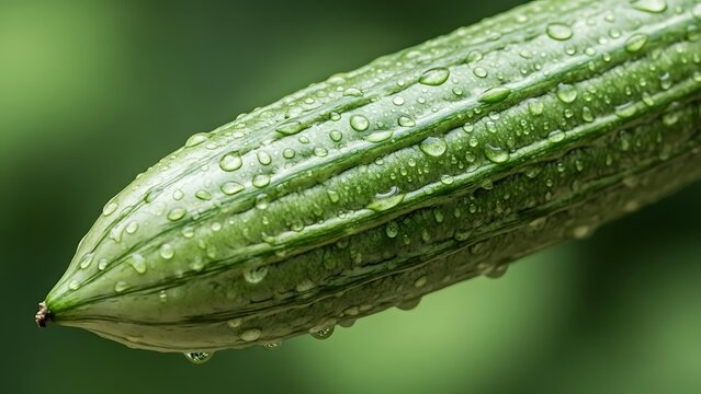 🥒 Luffa/Ridge Gourd Close-up