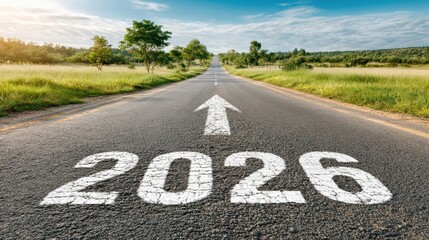 Traveling down extensive highway leading to optimistic twenty twenty six, Embarking upon broad thoroughfare dedicated to reaching positive twenty twenty six destination