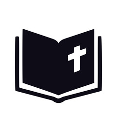 Fototapeta premium Religious,spiritual, belief cross Symbol Icon black and white vector design 