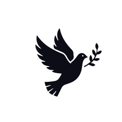 Obraz premium RIP Funeral,sympathy Icon black and white vector design 