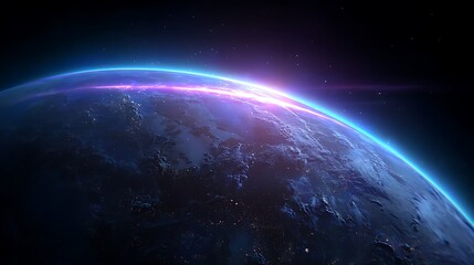 Fototapeta premium earth and moon