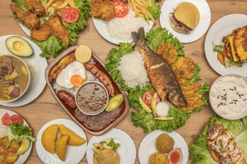  Grilled red snapper fillet, Venezuelan coastal style, served with coconut rice and crispy plantain chips