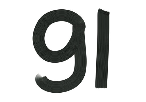 Number Ninety-one, 91 made with Plaster Rake Brush on transparent background, Digit, Black color, Dark-green color, isolated background, Illustration, Typography, Handmade, Set 0-100