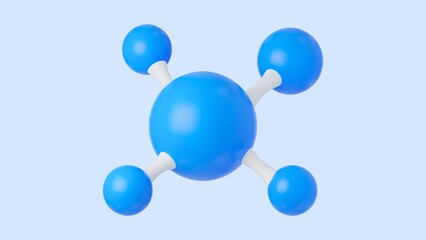 3D Molecule Molecular Structure Science Chemistry Background - 1