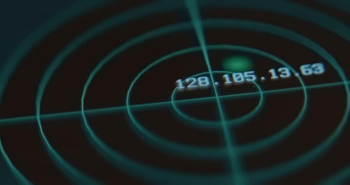 Radar screen detecting multiple IP addresses