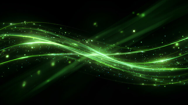 green Glowing Neon Motion Lines and Light. green Glowing Neon Motion Lines and Light green Abstract Trails. Shine Effect with Starburst, Sunshine Beam, Glow Wave and Isolated white background Light