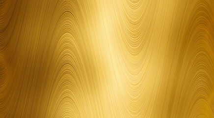 Złote abstrakcyjne tło z miękkim falistym wzorem i świetlistym pasem pośrodku. © Henryk Guziak