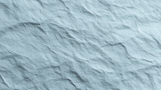 Eco-recycled paper texture with misty blue tint faint crinkle details simple neutral background for design.