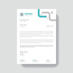 Creative Clean Corporate Letter Head Template