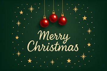 Christmas background with elegant green tones and decorative sparkle effects, suitable for premium greeting cards, seasonal branding, invitations, and holiday marketing