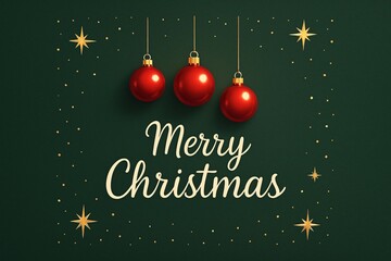 Christmas background with gold accents and classic green palette, perfect for festive cards, premium promotional designs, digital greetings, and upscale holiday visuals