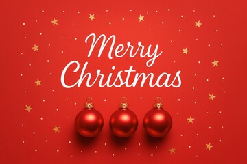 Christmas background with clean red gradient and centered space for text, ideal for greeting cards, product ads, invitations, and customizable seasonal digital designs