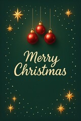 Christmas background with smooth red tones and subtle festive sparkles, suitable for creative cards, seasonal ads, elegant invitations, and warm holiday visual projects
