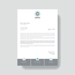 Creative Clean Corporate Letter Head Template