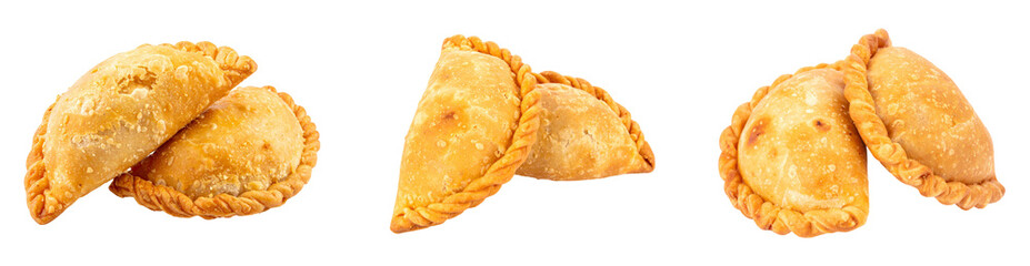 Golden Brown Pastries Displayed Against Transparent Background Providing A Detailed Culinary Visual