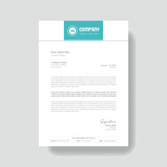 Creative Clean Corporate Letter Head Template