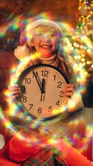 Vertical Snowflakes Transition 10